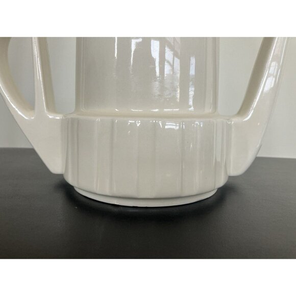 Vintage Mid Century Bauhaus WMF Porcelain Teapot, Ivory With Top, No Chips - Picture 7 of 12